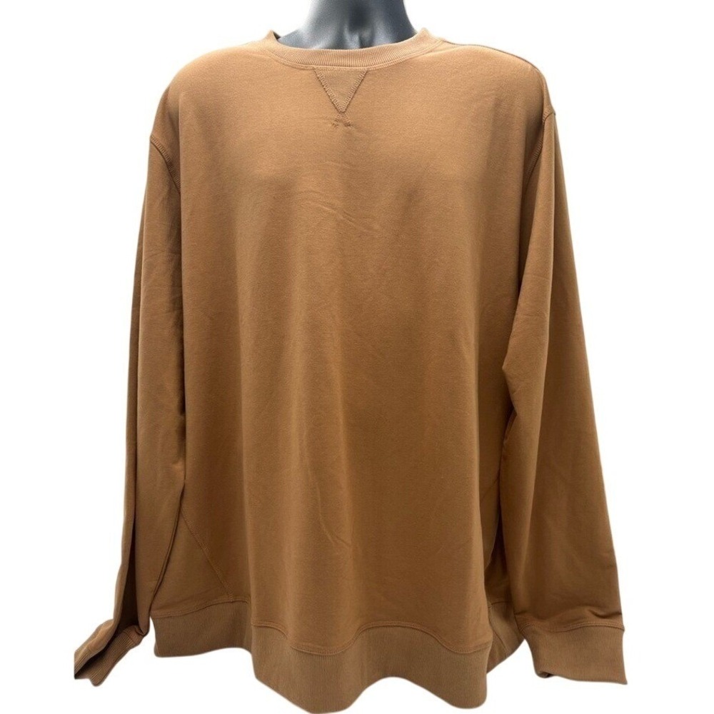 Old Ranch Brands Soren Recycled Crew Sweatshirt Tobacco Brown Mens‎ XXL Scheels